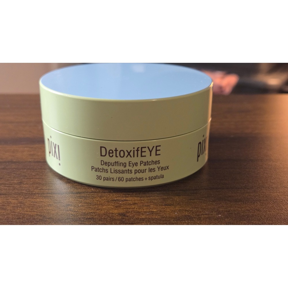 Pixi DetoxifEYE Depuffing Eye Patches 30 Pairs 60 Hydrogel Patches with Spatula